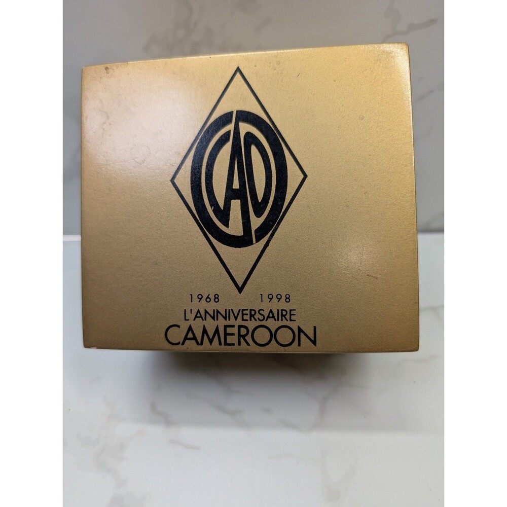 CAO Cameroon 1968–1998 Anniversary Wood Cigar Box 20 Rothschild Gold